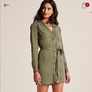 SOLD OUT - Tie Waist Shirt Dress